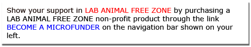 Lab Animal Free Zone support link.